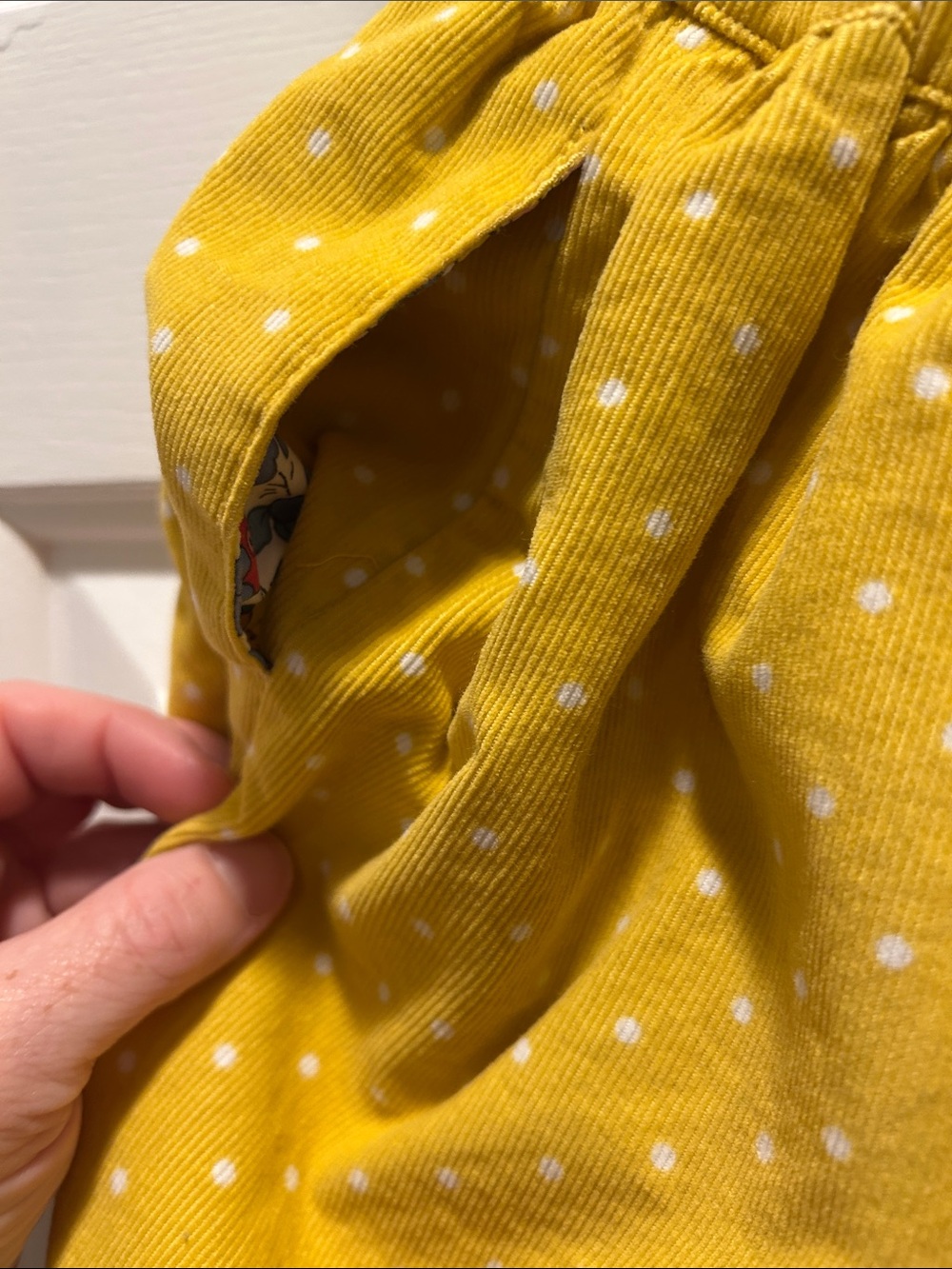 Mini Boden Yellow Fox & Woodland Print Skirt - Picture 9 of 10
